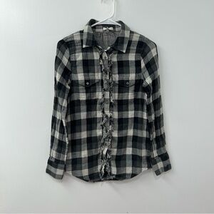 Joie Plaid Top